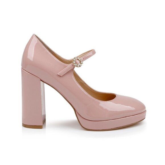 Jewel Badgley Mischka Trisha Mary Jane Platform Pumps - Picture 3 of 3